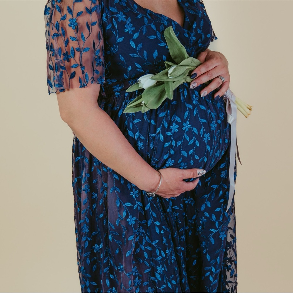 Marseille Embossed Maxi Dress Baltic Born